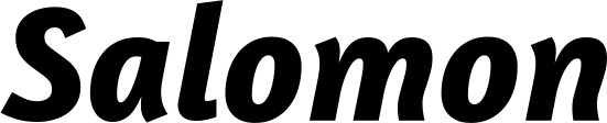 Bootsname 'Salomon' angezeigt als 'Bootsbeschriftung Kursiv 01'