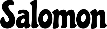 Vorschau des Bootsnamens "Salomon" als Schriftzug für "Bootsbeschriftung Neu 41"