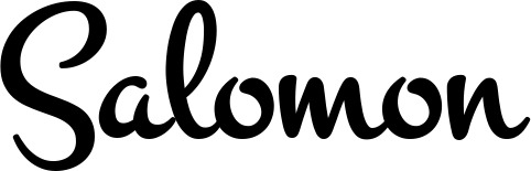 Vorschau des Bootsnamens "Salomon" als Schriftzug für "Bootsbeschriftung Klassisch 81"