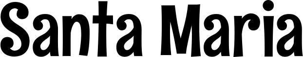 Vorschau des Bootsnamens "Santa Maria" als Schriftzug für "Bootsbeschriftung Neu 68"
