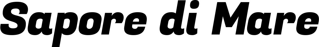 Vorschau des Bootsnamens "Sapore di Mare" als Schriftzug für "Style Kursiv 04"