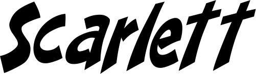 Bootsname 'Scarlett' angezeigt als 'Bootsbeschriftung Klassisch 31'