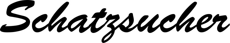 Vorschau des Bootsnamens "Schatzsucher" als Schriftzug für "Bootsbeschriftung Klassisch 03"