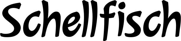 Vorschau des Bootsnamens "Schellfisch" als Schriftzug für "Bootsbeschriftung Klassisch 72"