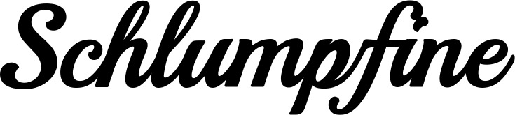 Vorschau des Bootsnamens "Schlumpfine" als Schriftzug für "Bootsbeschriftung Klassisch 86"