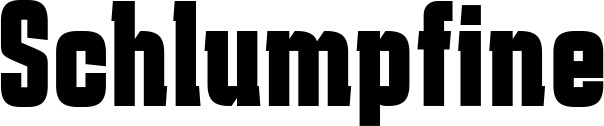 Vorschau des Bootsnamens "Schlumpfine" als Schriftzug für "Bootsbeschriftung Fett 41"