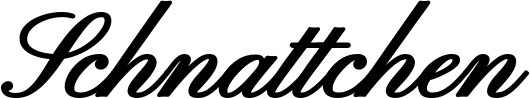 Vorschau des Bootsnamens "Schnattchen" als Schriftzug für "Bootsbeschriftung Klassisch 107"