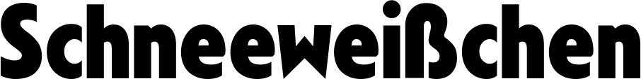 Vorschau des Bootsnamens "Schneeweißchen" als Schriftzug für "Bootsbeschriftung Fett 24"