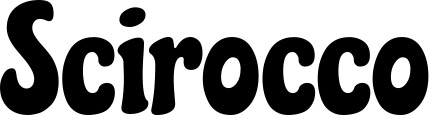 Vorschau des Bootsnamens "Scirocco" als Schriftzug für "Bootsbeschriftung Klassisch 53"