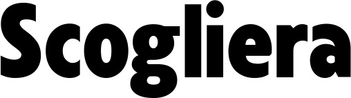 Vorschau des Bootsnamens "Scogliera" als Schriftzug für "Bootsbeschriftung Fett 24"