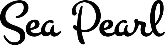 Vorschau des Bootsnamens "Sea Pearl" als Schriftzug für "Bootsbeschriftung Klassisch 81"