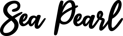 Vorschau des Bootsnamens "Sea Pearl" als Schriftzug für "Bootsbeschriftung Klassisch 74"