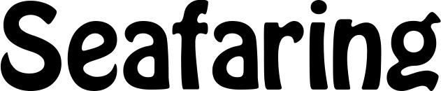 Vorschau des Bootsnamens "Seafaring" als Schriftzug für "Bootsbeschriftung Fett 01"