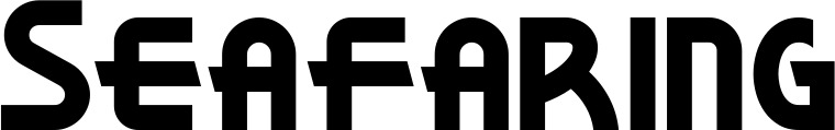 Vorschau des Bootsnamens "Seafaring" als Schriftzug für "Style Neu 26"