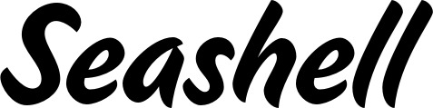 Bootsname 'Seashell' angezeigt als 'Bootsbeschriftung Klassisch 19'