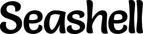 Vorschau des Bootsnamens "Seashell" als Schriftzug für "Bootsbeschriftung Klassisch 94"