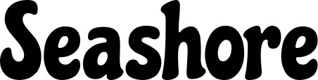 Vorschau des Bootsnamens "Seashore" als Schriftzug für "Bootsbeschriftung Klassisch 53"