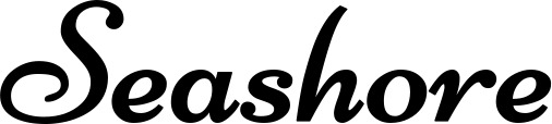 Bootsname 'Seashore' angezeigt als 'Bootsbeschriftung Klassisch 84'