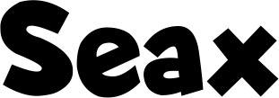 Vorschau des Bootsnamens "Seax" als Schriftzug für "Bootsbeschriftung Neu 48"