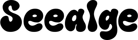 Vorschau des Bootsnamens "Seealge" als Schriftzug für "Bootsbeschriftung Neu 62"