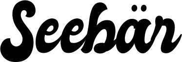 Vorschau des Bootsnamens "Seebär" als Schriftzug für "Style Klassisch 41"