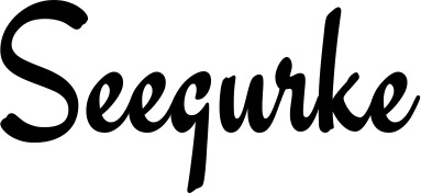 Vorschau des Bootsnamens "Seegurke" als Schriftzug für "Bootsbeschriftung Klassisch 63"