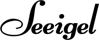 Vorschau des Bootsnamens "Seeigel" als Schriftzug für "Bootsbeschriftung Klassisch 76-A"