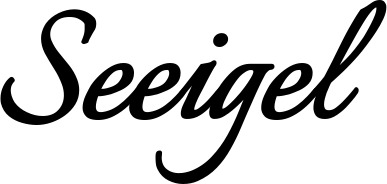 Vorschau des Bootsnamens "Seeigel" als Schriftzug für "Bootsbeschriftung Klassisch 58"