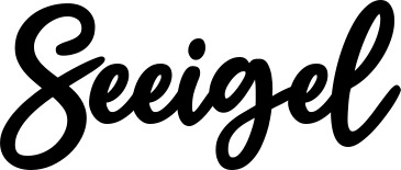 Vorschau des Bootsnamens "Seeigel" als Schriftzug für "Bootsbeschriftung Klassisch 74"