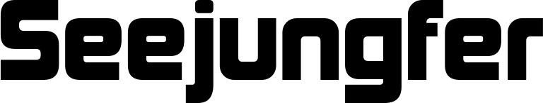 Vorschau des Bootsnamens "Seejungfer" als Schriftzug für "Bootsbeschriftung Neu 25"