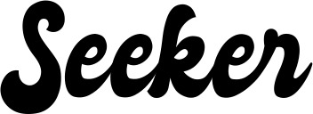 Vorschau des Bootsnamens "Seeker" als Schriftzug für "Bootsbeschriftung Klassisch 41"