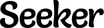 Vorschau des Bootsnamens "Seeker" als Schriftzug für "Bootsbeschriftung Klassisch 94"