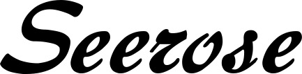 Vorschau des Bootsnamens "Seerose" als Schriftzug für "Bootsbeschriftung Klassisch 12"
