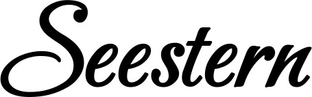 Vorschau des Bootsnamens "Seestern" als Schriftzug für "Bootsbeschriftung Klassisch 50"