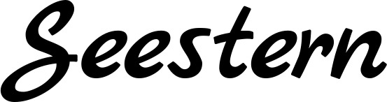 Vorschau des Bootsnamens "Seestern" als Schriftzug für "Bootsbeschriftung Klassisch 77"