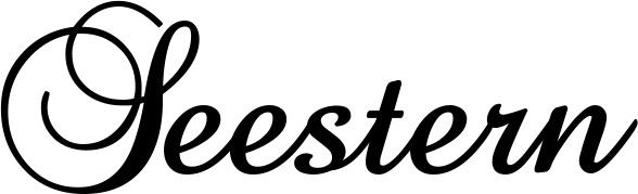 Vorschau des Bootsnamens "Seestern" als Schriftzug für "Bootsbeschriftung Klassisch 02-A"