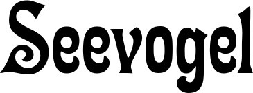 Vorschau des Bootsnamens "Seevogel" als Schriftzug für "Bootsbeschriftung Neu 44"