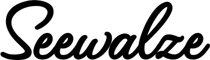 Vorschau des Bootsnamens "Seewalze" als Schriftzug für "Bootsbeschriftung Klassisch 111"