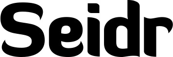 Vorschau des Bootsnamens "Seidr" als Schriftzug für "Bootsbeschriftung Fett 06"