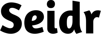 Vorschau des Bootsnamens "Seidr" als Schriftzug für "Bootsbeschriftung Fett 09"