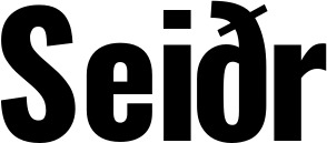 Vorschau des Bootsnamens "Seiðr" als Schriftzug für "Style Fett 29"