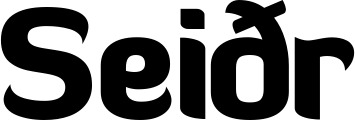 Vorschau des Bootsnamens "Seiðr" als Schriftzug für "Bootsbeschriftung Fett 06"