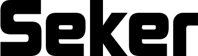 Vorschau des Bootsnamens "Seker" als Schriftzug für "Bootsbeschriftung Neu 25"