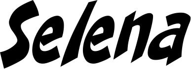 Vorschau des Bootsnamens "Selena" als Schriftzug für "Bootsbeschriftung Klassisch 31"