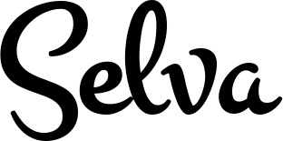 Vorschau des Bootsnamens "Selva" als Schriftzug für "Bootsbeschriftung Klassisch 81"