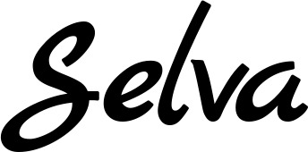 Vorschau des Bootsnamens "Selva" als Schriftzug für "Style Klassisch 45"