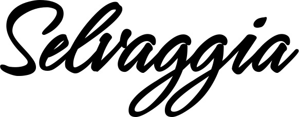 Vorschau des Bootsnamens "Selvaggia" als Schriftzug für "Bootsbeschriftung Klassisch 71"