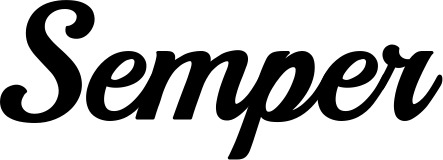 Bootsname 'Semper' angezeigt als 'Bootsbeschriftung Klassisch 86'