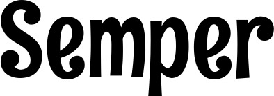 Vorschau des Bootsnamens "Semper" als Schriftzug für "Bootsbeschriftung Neu 68"
