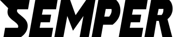 Vorschau des Bootsnamens "Semper" als Schriftzug für "Bootsbeschriftung Neu 15"
